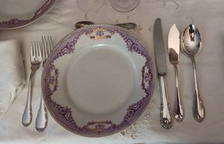 Vajilla Bidasoa Vintage Dorada con sopera