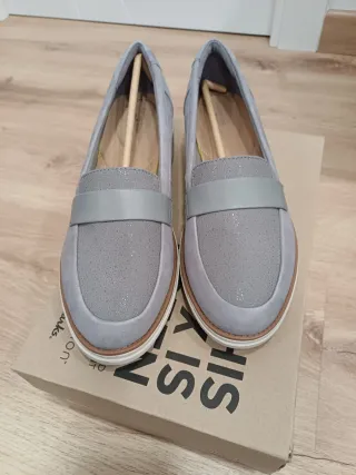 Mocasines Clarks nobuk talla 41