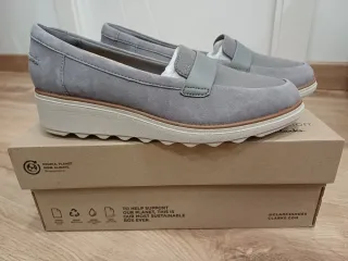 Mocasines Clarks nobuk talla 41