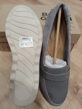 Mocasines Clarks nobuk talla 41