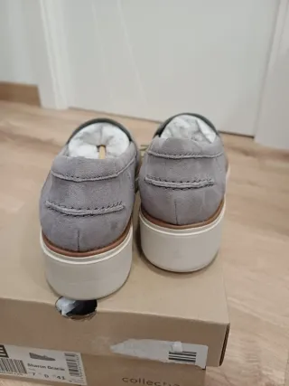 Mocasines Clarks nobuk talla 41