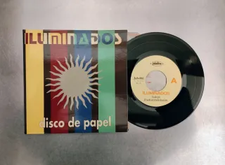 Vinilo 7" 45 rpm Iluminados - Disco de papel.