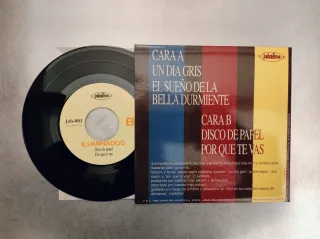 Vinilo 7" 45 rpm Iluminados - Disco de papel.