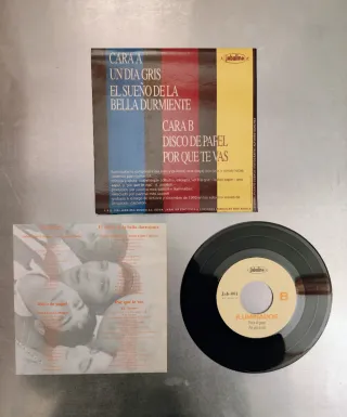 Vinilo 7" 45 rpm Iluminados - Disco de papel.