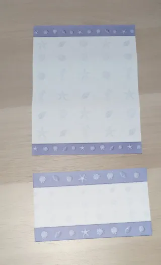 Cartas perfumadas con sobre con estampado