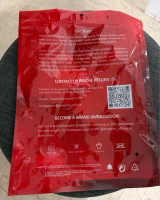 Body reductor Shaperx negro talla S/M