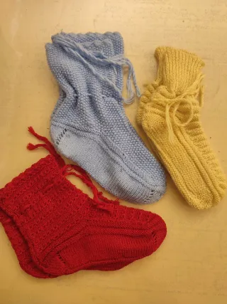 Calze da notte fatte a mano