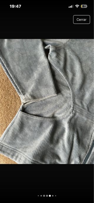 North company Sudadera Pana Azul y Blanca Talla L