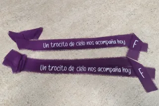 Cinta para ramos de flores personalizada