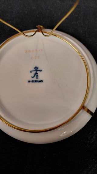 Piattino in ceramica con natura morta Forstenberg