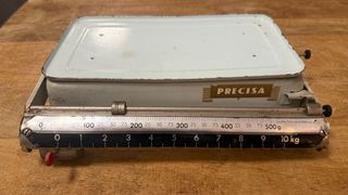 Báscula años 50 marca PRECISA, 10 kg sistema tara