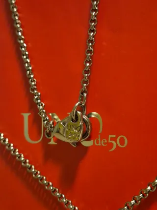Collar Uno de 50 Plata Hombre