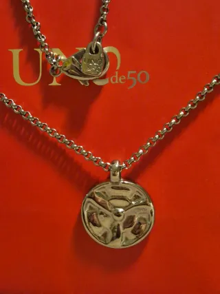 Collar Uno de 50 Plata Hombre