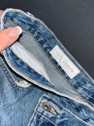 Vaqueros Zara Rectos Azul