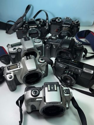 Lote 7 Cámaras Analógicas (Piezas/Reparar)