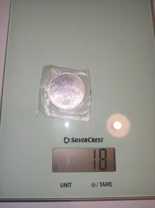 Lote 9 Monedas Plata 2000 Pesetas 1997