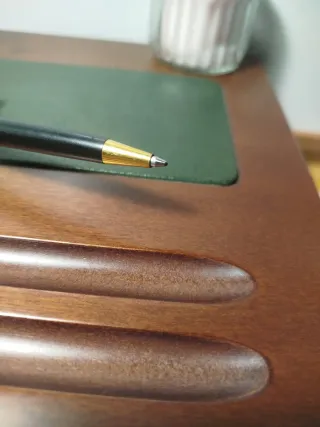 Juego Pluma-Bolígrafo Inoxcrom Marbella Negro Mate