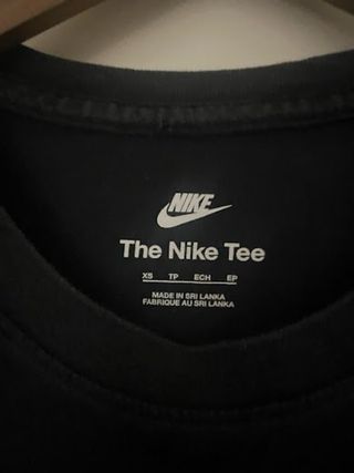 Camiseta Nike Negra Básica