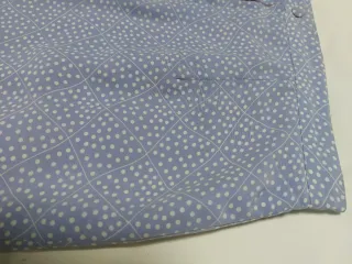 Falda malva con estampado de puntos