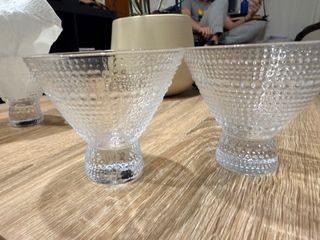 6 Copas Cóctel Vintage Cristal