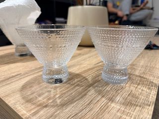 6 Copas Cóctel Vintage Cristal