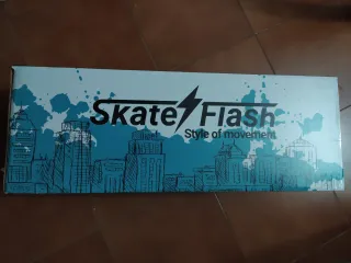 Patinete Eléctrico Skate flash Cargador y Estuche