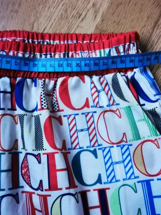 Conjunto blusa y pantalón estampado