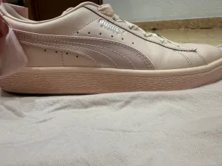 Zapatillas Puma Rosa con Lazo Mujer