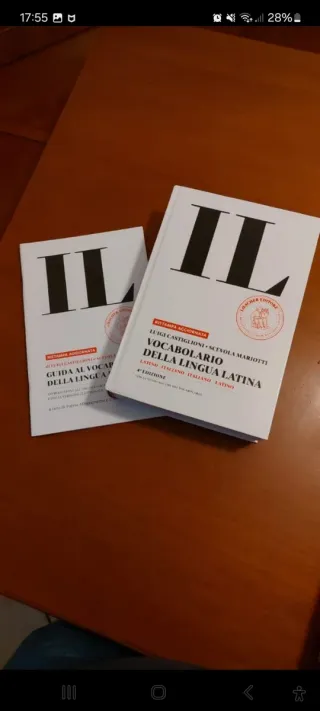 Il vocabolario della lingua latina. Latino-ital...