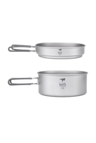 Juego 2 Piezas Titanio Keith Sartén 17cm Cazo