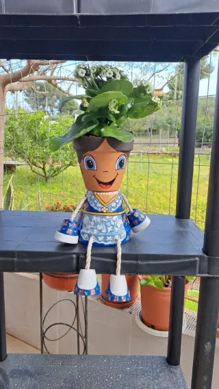 Macetas Terracota Pintadas a Mano