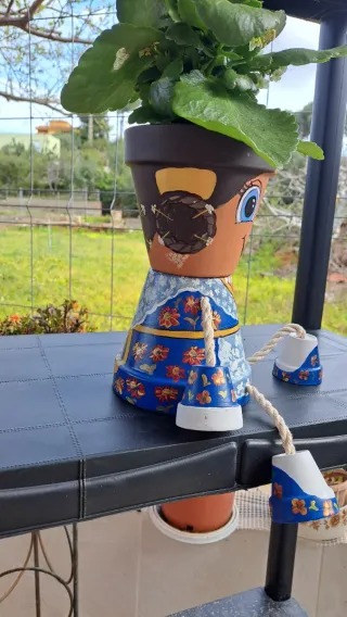 Macetas Terracota Pintadas a Mano