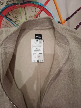 Cazadora Zara Beige Nueva con Etiqueta