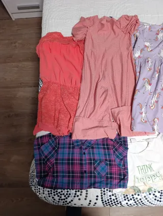 Lote Ropa Niña Unicornios 6-10 Años