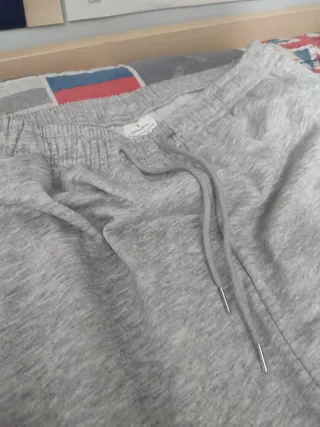 Pantalones Chándal Negro y Gris