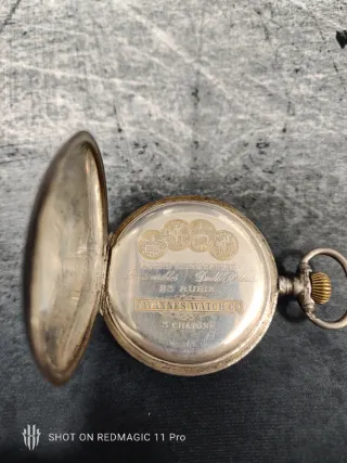 Reloj de bolsillo Tavannes Plata Niel