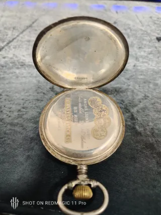 Reloj de bolsillo Tavannes Plata Niel