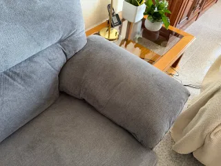 Sofá 2 plazas y 2 sillones reclinables