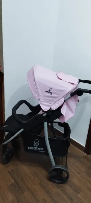 Silla de paseo rosa Asalvo