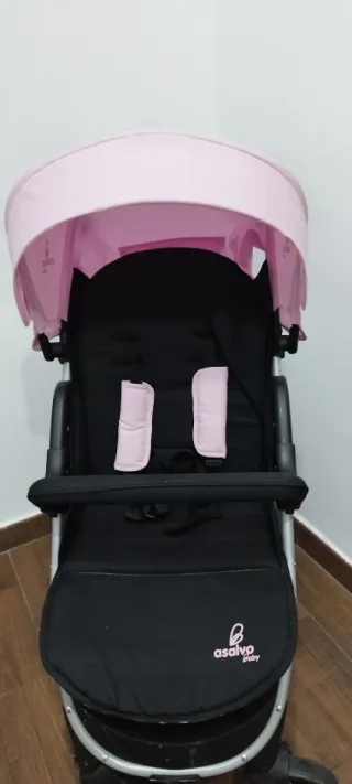 Silla de paseo rosa Asalvo
