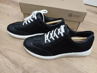 Zapatillas Clarks Talla 37 Cuero y Tela