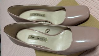 Tacones Zara Beige/Rosa