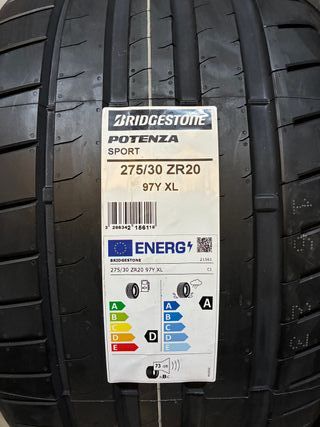 2 Bridgestone Potenza Sport 275/30 ZR20 97Y XL