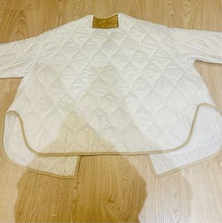 Chubasquero Lumina Blanco/Marrón Talla S