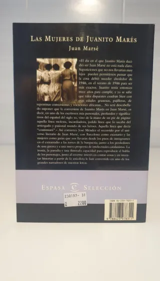 Las mujeres de Juanito Marés de Juan Marsé
