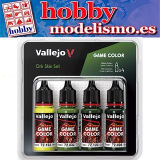 Vallejo Game Color Set Piel de Orco 4x18ml