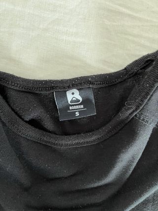 Camiseta manga larga negra