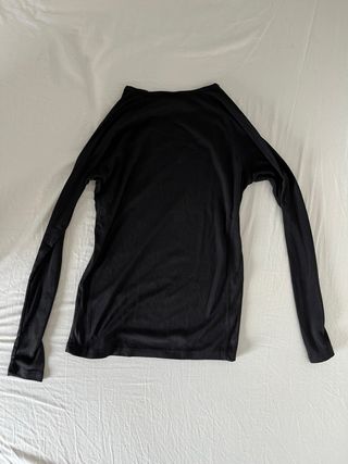 Camiseta manga larga negra