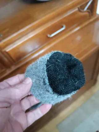 Manoplas hombre grises