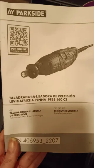 Taladro precisión Parkside PFBS 160 C3